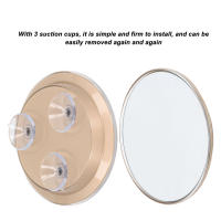 Espejo De Maquillaje Con Aumento De 30X Instalación Fácil Vidrio De Abs Succión Para Viajes Espejo Redondo Ligero Para Cosméticos - details 2
