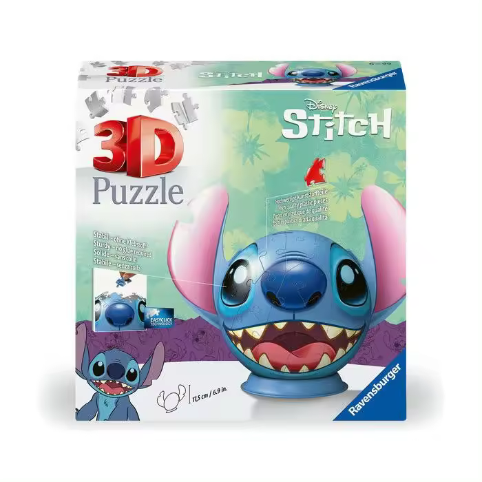 RAVENSBURGER PUZZLE 3D STITCH CON OREJAS PUZZLE ADULTO 6x22x22 Cms. - 1