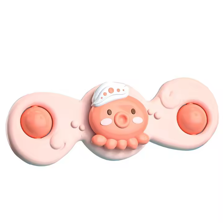Juguete Educativo Para Baño De Bebé Ocean Cartoon Con Ventosas Giratorias Regalo Para Niños Juguetes Interactivos Para El Baño - 1