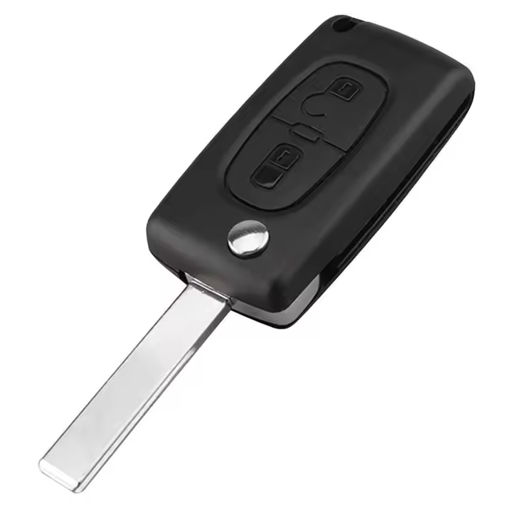Ociodual Mando Llave Funda Carcasa CE0523 HU83 Key Case para Peugeot 206 207 306 307 308 407 607 806, Citroen C2 C3 C4 C5 C6 - 1
