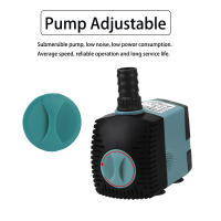 Bomba De Agua Sumergible Para Acuario Con Ventosas Y Enchufe EU/US Ultra-Silenciosa Con Filtro De 3/10/25W Para Piscina De Pez - details 7