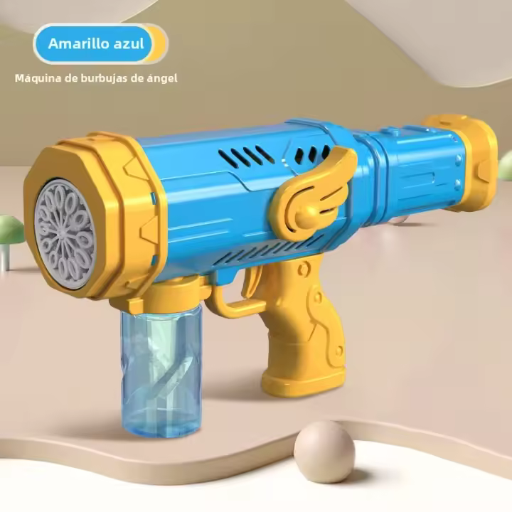 Pistola De Burbujas Automática Eléctrica Para Niños Juguete De Exterior Para Bodas Y Fiestas Regalo Para Niños De Boy - 1