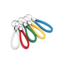 5Pcs Paquete Cuerda De Cuero Tejida Llavero Portátil Organizador De Lanyard Para Llaves De Coche Móvil Teléfono Accesorio - details 9