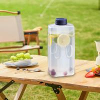 Botella De Jugo 2L a Prueba De Fugas Para Bebidas Frías Con Escala Para Picnics Senderismo Ciclismo Uso Doméstico Para Hombres Y Mujeres - details 1