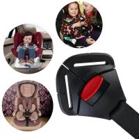 Hebilla de seguridad para asiento de coche, hebilla de bloqueo Fija with clip para cinturón de seguridad, arnés para Bebés, Niños (Negro) - details 1