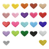 22Pcs Parches De Corazón Para Reparación Y Artesanía Parches Bordados De Aplicación a Hierro Para Bolsos Ropa Familiar Sombreros Técnica De Bordado Manual - details 5