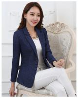 Chaqueta De Negocios Para Mujer Estilo Lady Oficina Elegante Y Ajustada Cierres Únicos Blazer Formal Para Todas Las Estaciones - details 11