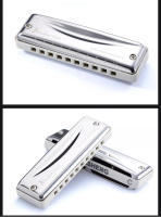 Kongsheng Harmonica 10 Agujeros 20 Canciones Organ De Bocarabio Blues Deluxe Para Principiantes Regalo Ideal Material De Latón Fosforado Y Resina - details 8