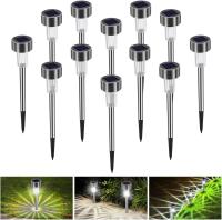 Luces Solares Jardín LED 12 Pack Jardín Lámpara de Camino de País Iluminación de Exterior Impermeable IP65 Light - details 0