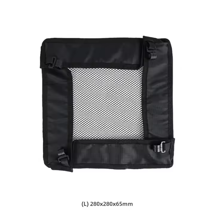  Mesa Portátil Plegable Con Cesta De Almacenamiento Para Picnic Camping BBQ Accesorios Para Exteriores Organizador De Redes - 1