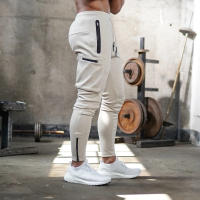 Nuevos Pantalones De Entrenamiento Para Hombre 2024 Primavera Y Otoño Color Sólido Deportivos Cómodos Para Exterior Y Fitness Con Bolsillos De Camuflaje - details 10