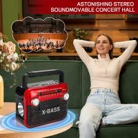 125BT Disaster Prevention Weather Forecast Solar Hand Crank Power Generation Emergency Radio with Outdoor Mobile Power Supply,Radio - details 7