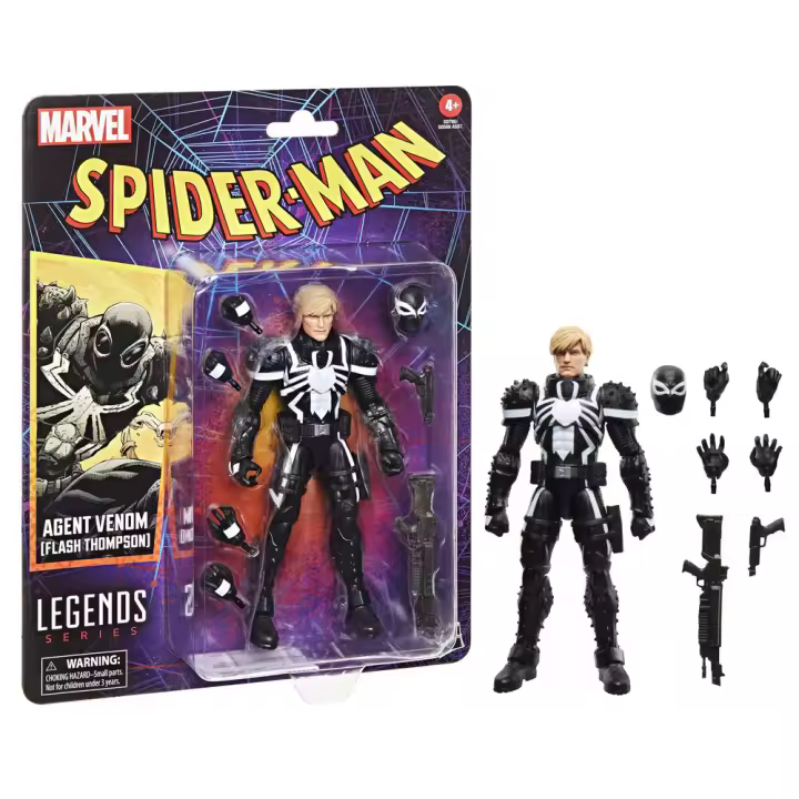 Figura Agent Venom Flash Thompson Spider-Man Marvel 15cmFigura  Coleccionable - Idea de Regalo- Mercancia Oficial - Juguetes para Niños y Adultos - Movies Fans - Muñeco para Coleccionistas y Exposición - 1
