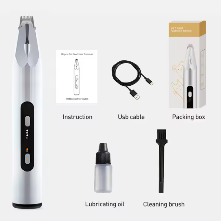 ROJECO Dog Hair Trimmer Profesional Pet Hair Trimmer Dog Grooming Clippers para Perros Corte de Pelo máquina de Afeitar Eléctrica - 1