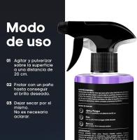 LIONSWAY RecoverBrill 500ml – Limpiador Interior Coche, Sin Silicona, Aroma Floral, Acabado Satinado + Bayeta - details 3