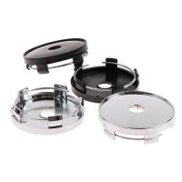4 Pcs Accesorios De Estilo Para Ruedas De Coche Centro Hubcap De Plástico Negro OD 60MM Accesorios De Rueda De Coche - details 3