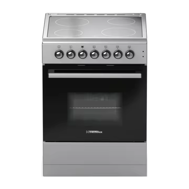 ALPHA Cocina Eléctrica TECNOLUX LUX-60 Inox, Vitrocerámica, Horno Eléctrico, **Alta Gama** - 1