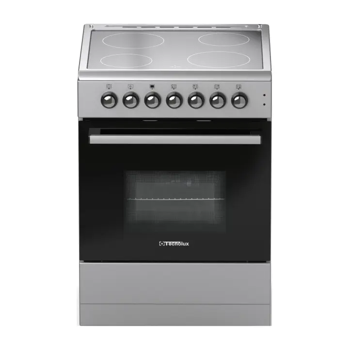 ALPHA Cocina Eléctrica TECNOLUX LUX-60 Inox, Vitrocerámica, Horno Eléctrico, **Alta Gama** - 1