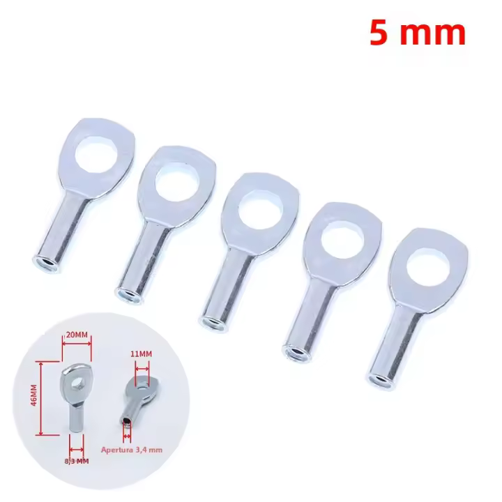 5 PCS Accesorios De Cable De Acero Para Gimnasio Equipo De Fitness Terminales De Bola De Límite Metal Para Ejercicios De Músculos Del Brazo - 1