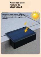 Lámpara De Pared Solar Impermeable Para Jardín Y Exterior 1/2/6 Piezas Iluminación Fuerte Spotlight Instalación Auto Contenedora LED VENUSWING - details 2