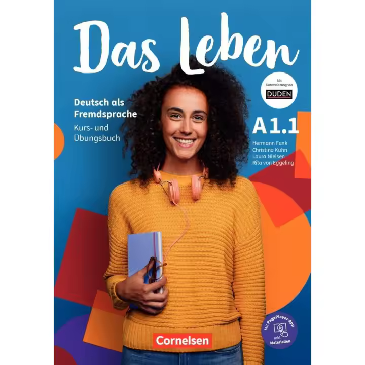 Libro DAS LEBEN A1.1 LIBRO DE CURSO Y EJERCICIOS Editorial CORNELSEN ALEMAN - 1