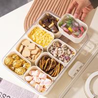 Caja De Almacenamiento Portátil Para Cocina Con 8 Compartimentos Divididos Para Seasoning Frutas Y Snacks Caja Frescorretenedor Moderno - details 5