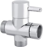 Separador de tuberías de 3 vías en forma de T, Divisor de grifo de latón duradero Acabado en cromo, Mezclador de ducha termostático Grifo Mano a Mano Montaje en pared - details 0