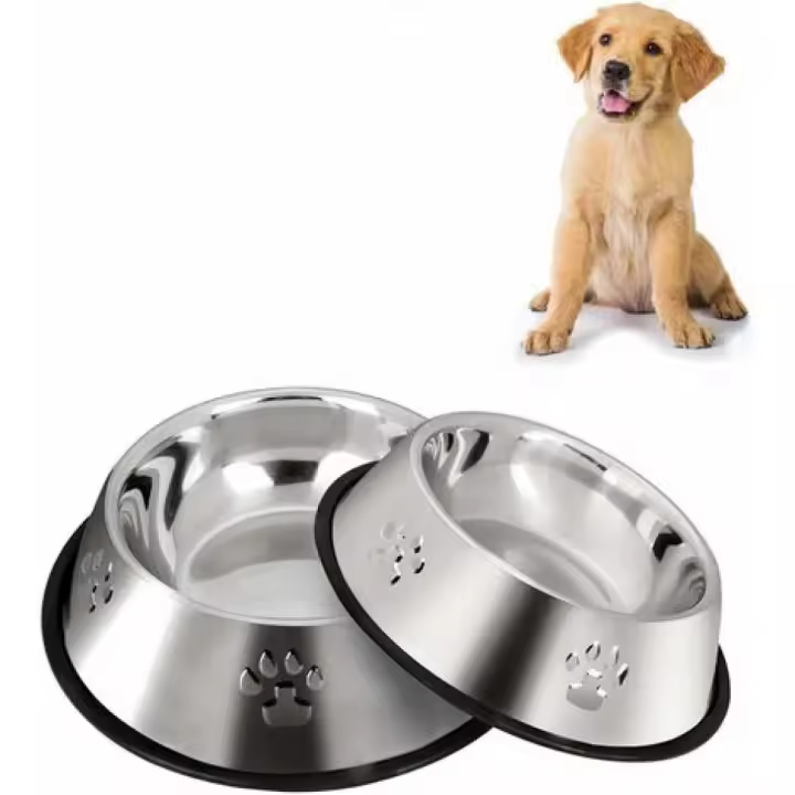 Cuenco de comida antisalpicadas para perros en movimiento - 1