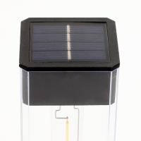 Aktive - Set de 4 balizas solares LED 6 lúmenes, iluminación para jardín, senderos y caminos, luz cálida, carga solar, sensor de luz, IP44, instalación sin cables - details 5