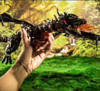Bloques De Construcción Dragón De Fuego Smaug 1359 Piezas Modelo Animal Para Jóvenes Y Adultos Decoración De Escritorio Juguete Educativo Regalo De Navidad - details 12