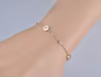 Pulsera De Cadenas Y Enlaces Lokaer Clásica Con Numeros Romanos Y Circonita Zirconia Para Mujer En Acero Titánico Joyería Charms B18019 - details 12
