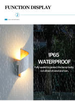 Lámpara De Pared LED IP65 Impermeable Para Exteriores Luz Moderna De Diseño Espiral Nórdica Para Interiores Lámpara De Decoración Para El Hogar 10W - details 4