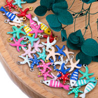 20pcs Colgantes De Acero Inoxidable En Forma De Delfín Octopus Caracol Estrella De Mar Para Creación De Joyas Collares Y Pendientes DIY - details 9