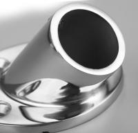 1 Pieza De Hierro Inoxidable Base Redonda Para Barrera De Buques Marinos Yate Conector De Fondo Redondo 1" / 25mm Herramienta Para Barco Ángulo De 45 Grados - details 2