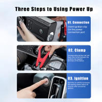 Power Bank Coche 39800mAh con Inflador - Arranque Emergencia 12V, Batería Grande, 5 Modos, IP65 para Auto/Camioneta/Moto ¡Envío 24h GRATIS! - details 4