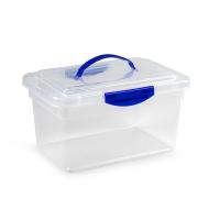 Plastic Forte Caja de Almacenaje 9 Litros Transparente Caja de ordenación de plástico, Contenedor de almacenamiento - details 2