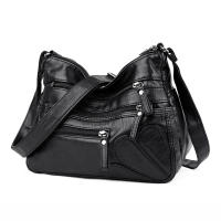 Bolso De Hombro Para Mujer 2023 Nueva Moda En Cuero PU Color Sólido Gran Capacidad Bolso Cruzado Multi-Nivel Estilo Clásico - details 20