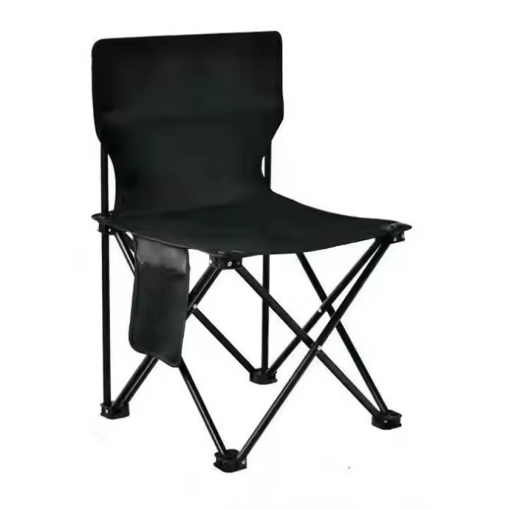 Silla de Playa Plegable con funda  ,SILLA CAMPING, Estructura de Acero Resistente,Asiento de Lona Impermeable ,Ideal para Playa o Camping ,Pesca, Estructura de Acero, - 1