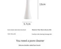 Cepillo Facial De Silicona 3D Bilateral Para Limpieza Manual Con Cerdas Suaves Herramienta De Masaje Facial Doble Cara - details 8