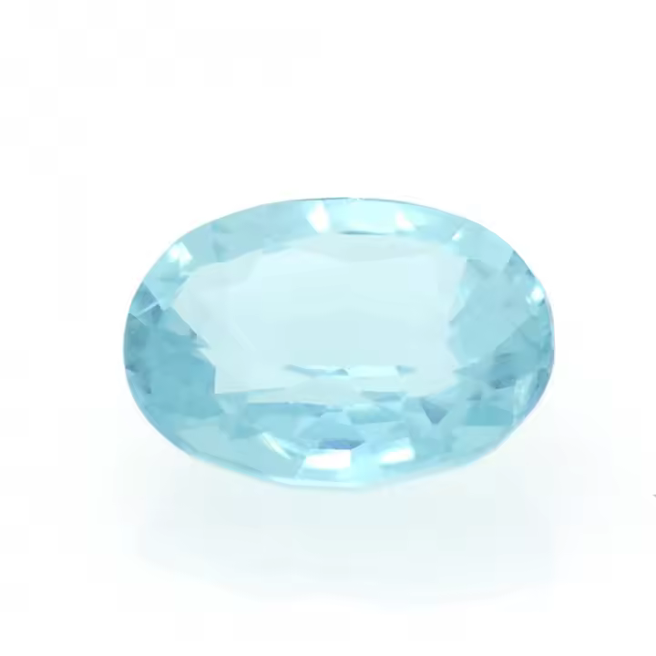 Whynotgems Apatito Azul Neon 1.21ct Talla Ovalada Madagascar - 1
