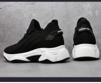 Zapatos De Elevación Para Hombre Verano Malla Transpirable Zapatillas Deportivas Mayor Altura Interior 7cm Exterior Casual Blanco Zapatos Más Altos - details 29