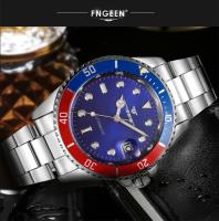 Reloj De Pulsera Mecánico Para Hombre Marca De Lujo FNGEEN 9001 Acero Inoxidable Tourbillon Esqueleto Automático Luminoso Fecha Diamante Resistente Al Choque Y Agua - details 16