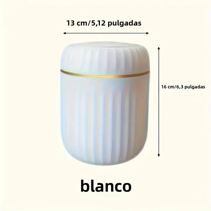 Mini Papelera De Escritorio Con Tapa Organizador De Basura Duradero Plástico Para Dormitorio Y Oficina Caja De Almacenamiento - 1