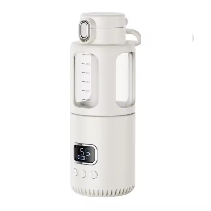 Termo para biberones with constant temperatures calentamiento, herración de preparación de leche para niños para salir, Carga USB - 1