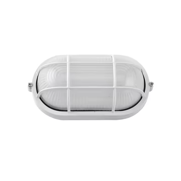 Aplique Exterior Oval Aluminio fabripal modelo Apus Pequeño. 1xe27 Negro 9x21x10,5 Cm Ip44 - 1