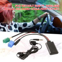 Módulo Bluetooth Para Coche Con Entrada AUX in Adaptador De Música MP3 Handsfree Mini ISO 6Pin Y Cable AUX Para Renault Megane Scenic - details 6