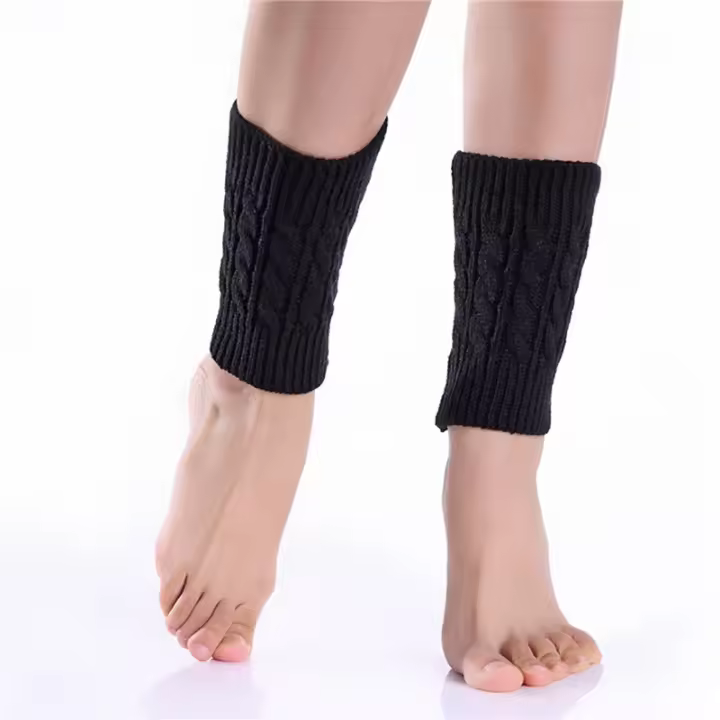 Calentadores De Pierna Tejidos Para Mujer Invierno Calf High Botas Calentadores Térmicos Moda Calcetines De Pierna Unisex - 1