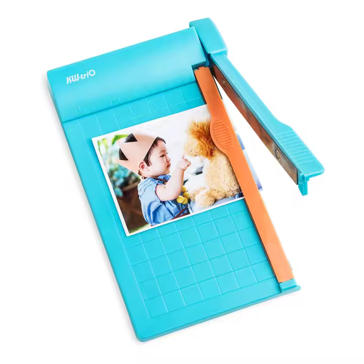 Cortadora De Papel Guillotine KW-triO Mini 160mm Cutter Manual Para Escritorio Con Cabeza De Corte Segura Máquina De Corte De Papel Aibecy - 1