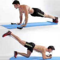 Cuerda De Resistencia Multifuncional Para Fitness 5 Tubos Elásticos Pedal De Yoga Aparato De Entrenamiento De Abdomen Y Extensión Para Músculos Diversos - details 10
