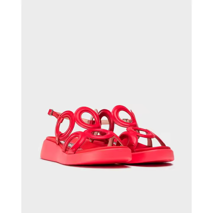 Calzado mujer Sandalias Wonders Sandalias Toledo Rojo - 1